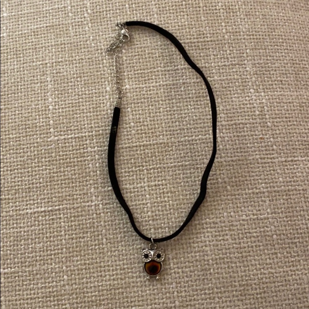 Necklace with owl pendant
